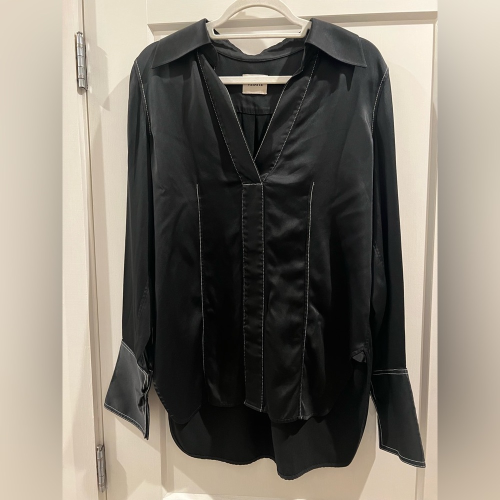 Gabriella Khaite Black Shirt